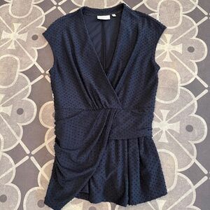 Deletta Swiss Dot Top